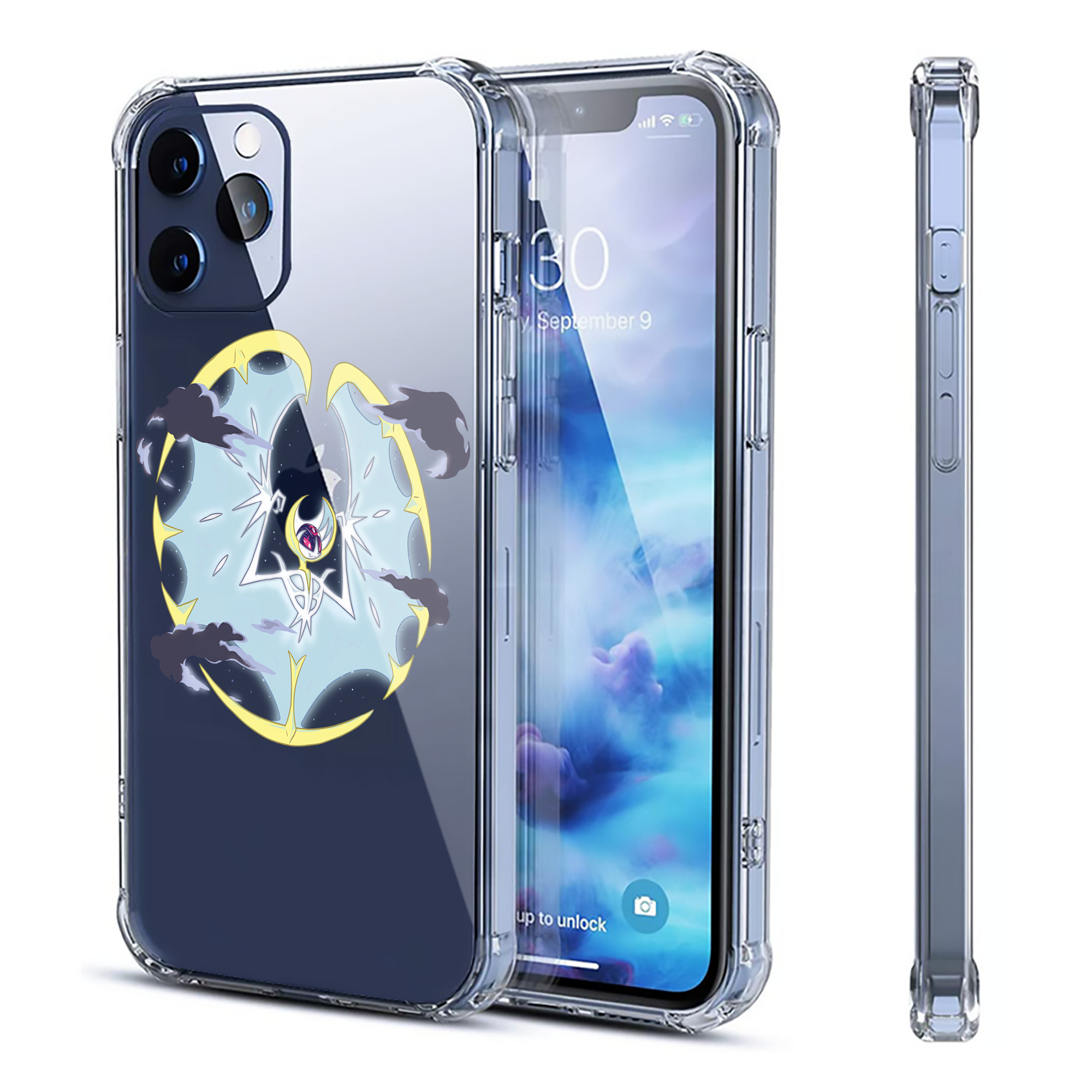 （画像用） ポケットモンスター Pokémon 【iPhone 12シリーズ対応】透明スマホケース（クリアソフトケース）